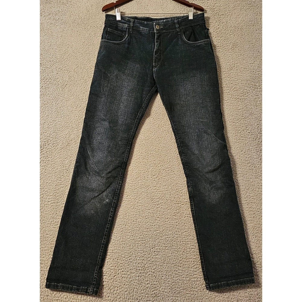 Street & Steel Jeans Mens 34 x 34 Motorcycle Riding Denim Richmond Dark Wash